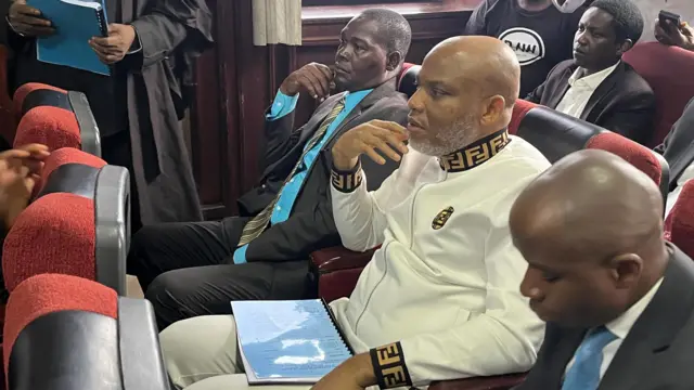 Nnamdi Kanu in Court